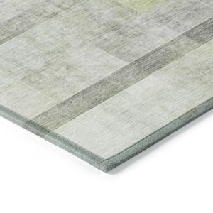 Chantille ACN568 Olive 9 ft. x 12 ft. Machine Washable Indoor/Outdoor Geometric Area Rug