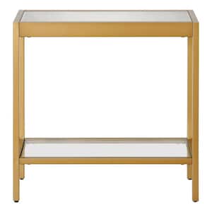 Meyer&Cross Sivil 24 in. Brass Modern Glam Side Table ST0478 - The