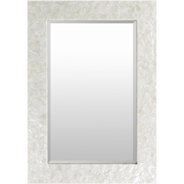 Artistic Weavers Medium Rectangle White Classic Mirror (28 in. H x 40 in. W)
