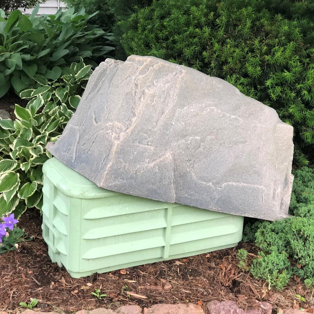 Fieldstone Gray RealRock Artificial Garden Rock Enclosure