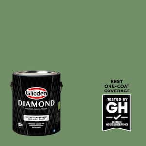 1 gal. PPG1130-6 Moss Ring Satin Interior Paint with Primer