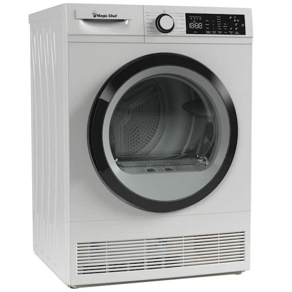 Magic Chef 4.0 cu. ft. ventless, Condensing Front Load Stackable Electric  Dryer, 24 in. in White - Yahoo Shopping