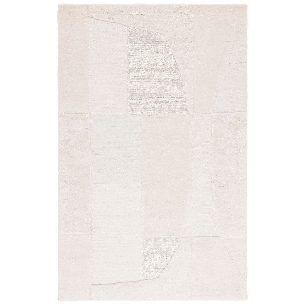 Fifth Avenue 3 ft. x 5 ft. Ivory Solid High-Low Area Rug price history on PriceWatchPro
