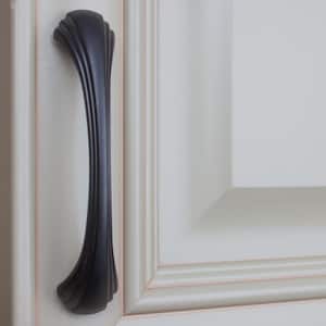 4-9/16 in. Center-to-Center Matte Black Shell Series Cabinet Pulls (10-Pack)