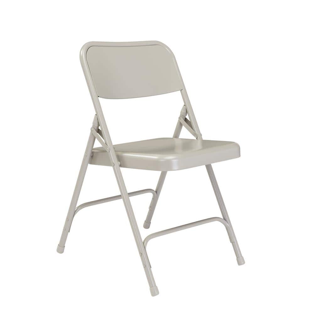 200 Series Premium All-Steel Double Hinge Folding Chair, Grey (4-Pack) price history on PriceWatchPro