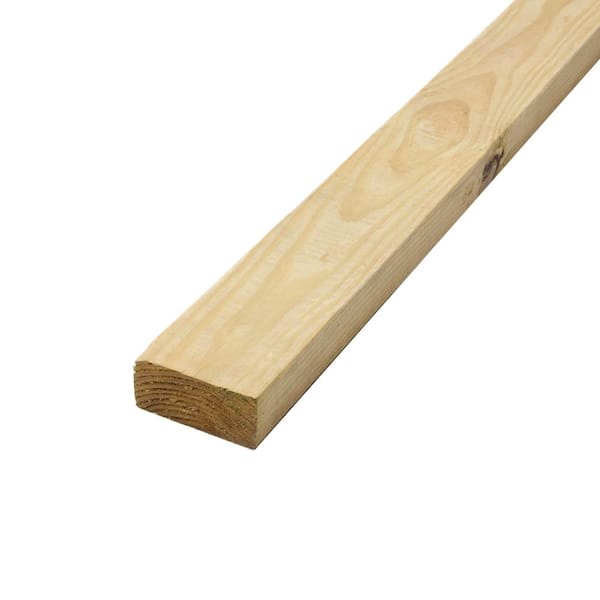 Unbranded 2 in. x 4 in. x 92-5/8 in. #2 Standard Grade Southern Yellow Pine Stud