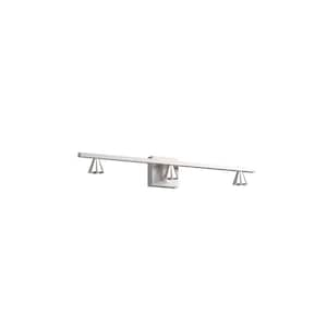 Dune 31-in 1 Light 16-Watt Brushed Nickel Integrated LED Vanity Light