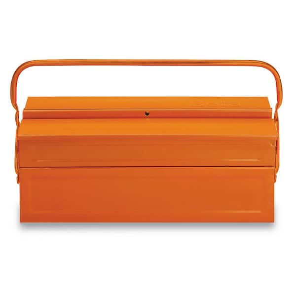 Beta 8 in. x 18 in. Cantilever Sheet Metal Tool Box in Orange