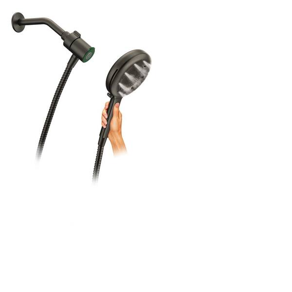 MOEN Quattro 4-Spray Patterns 6.5 in. Single Wall Mount Handheld 