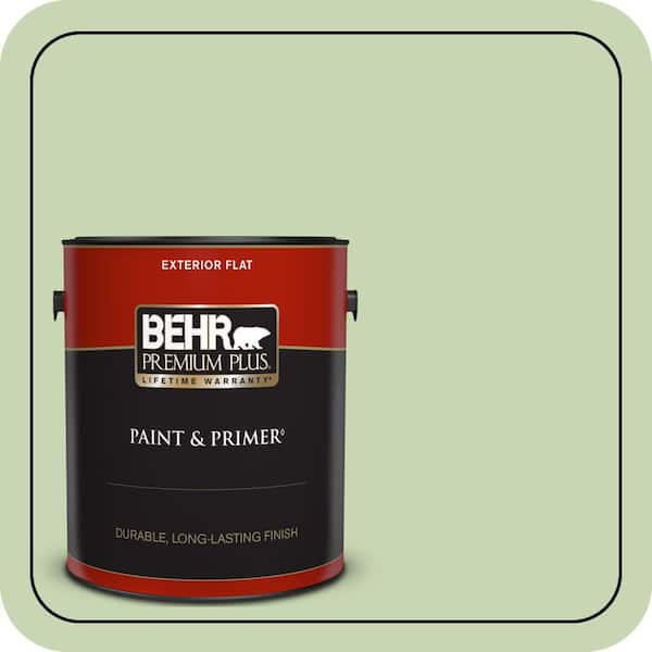 BEHR PREMIUM PLUS 1 gal. #M370-3 Spice Garden Flat Exterior Paint & Primer