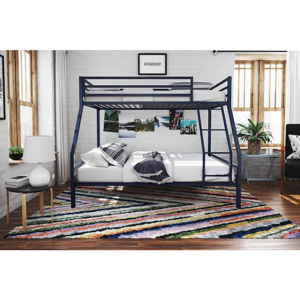 navy bunk beds twin over full