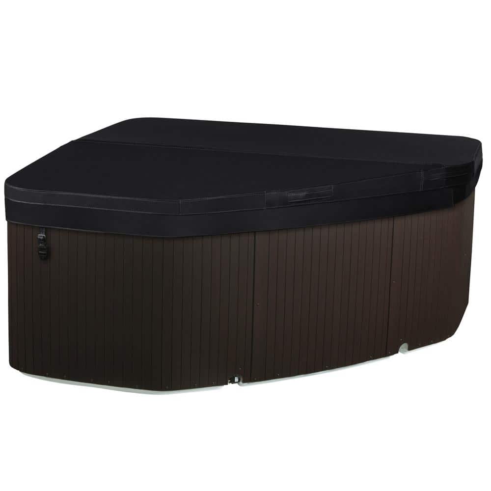 LS300 Plus 3-Person Brown and White Spa with 17 Jets