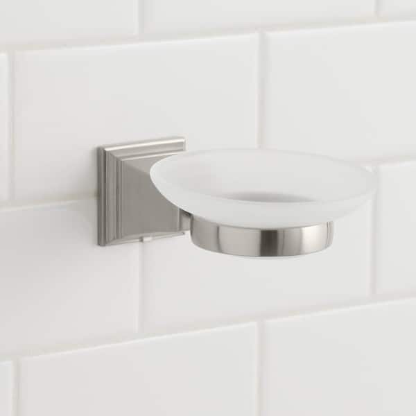 Moen Wall-Mount Soap Holder in Stainless Steel in the Soap Dishes  department at