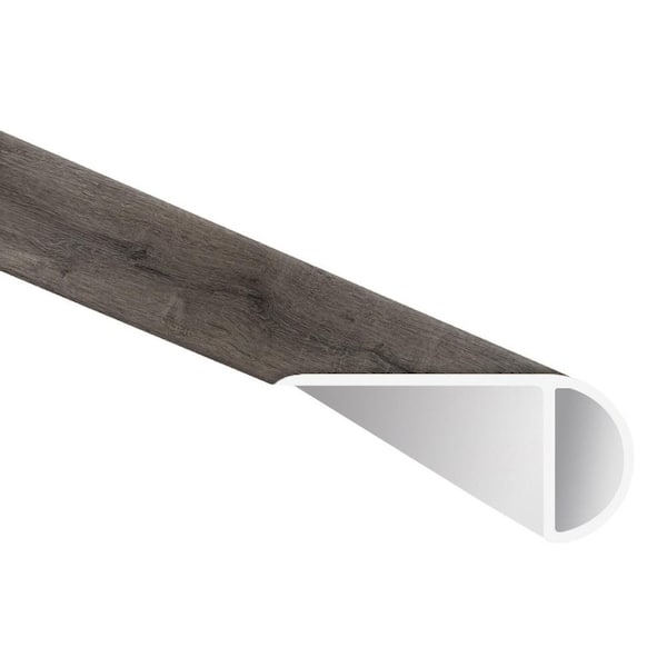 A&A Surfaces Brookmere 1.03 in. T x 2.23 in. W x 94 in. L Luxury Vinyl Overlapping stairnose Molding