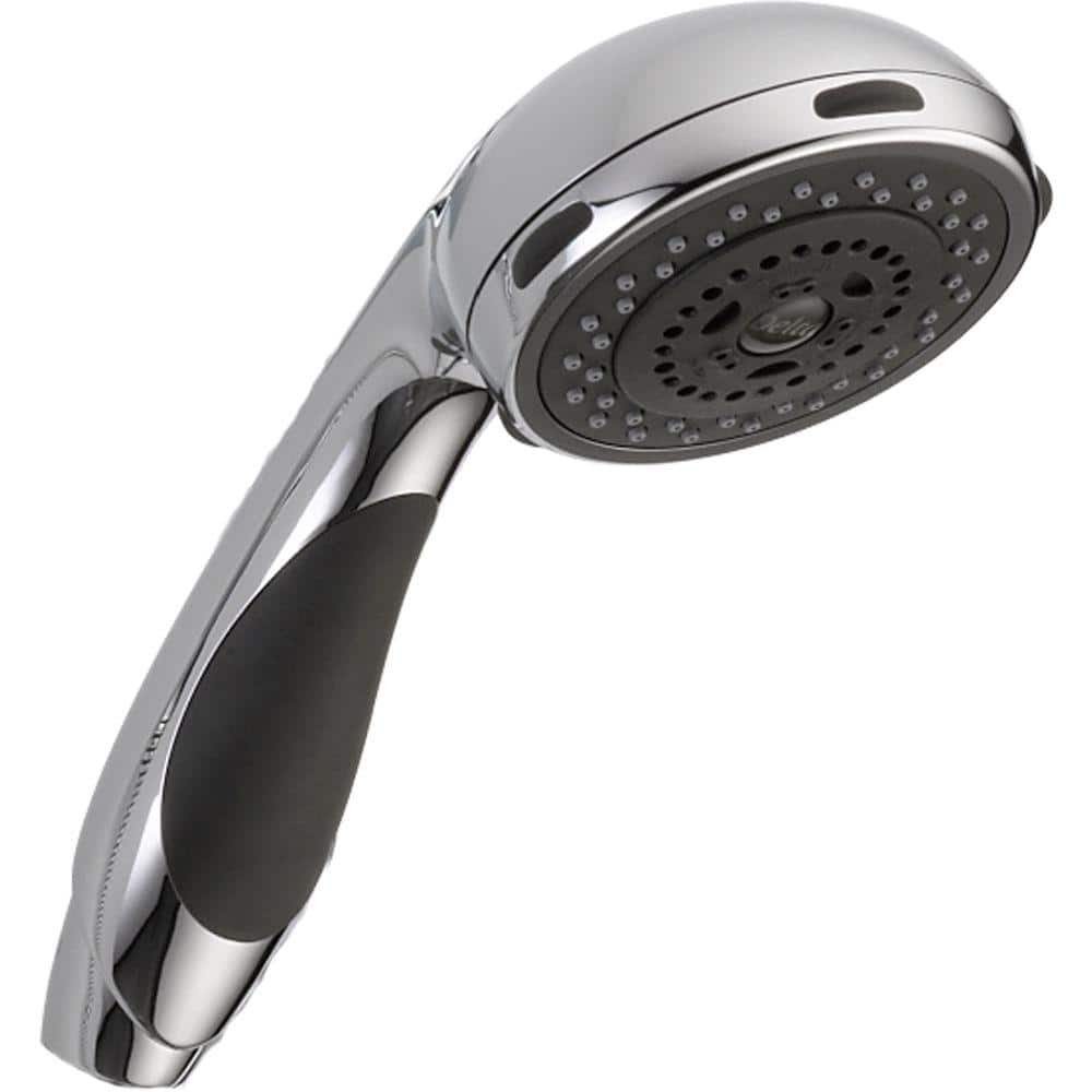Delta 3-Spray Patterns Wall Mount Handheld Shower Head 2.5 GPM in ...
