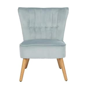 June Slate Blue/Natural Upholstered Side Chair