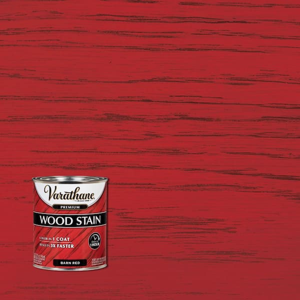 Varathane 1 qt. Barn Red Premium Fast Dry Interior Wood Stain