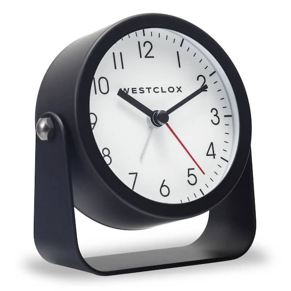 3.5 in. Black Tilt Alarm Clock