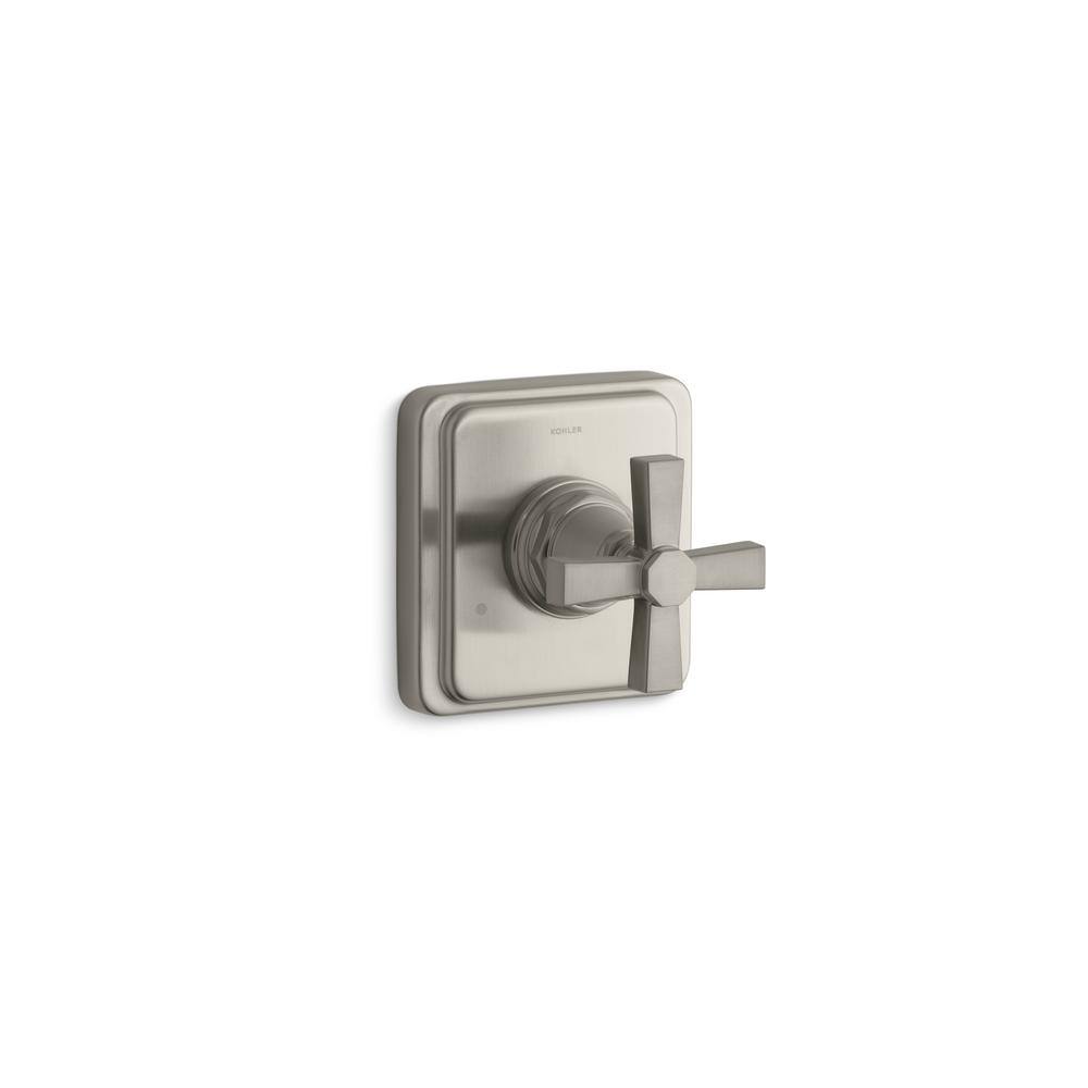 KOHLER Pinstripe 1Handle Valve Handle in Vibrant Brushed Nickel (Valve Not Included) T131753A