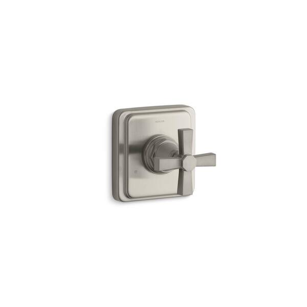 KOHLER Pinstripe 1-Handle Valve Handle in Vibrant Brushed Nickel (Valve Not Included)