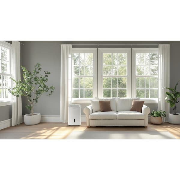 Frigidaire 50 pt. 4500 sq. ft. Dehumidifier with Bucket in Frigidaire 50 pt. 4500 sq. ft. Dehumidifier with Bucket in