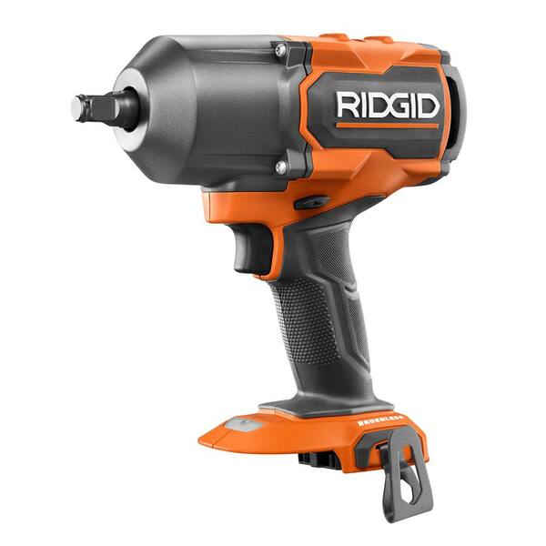 RIDGID 18V Brushless Cordless 4-Mode 1/2 in. High-Torque Impact Wrench Kit  with (2) 4.0 Ah Lithium-Ion Batteries and Charger R86212KSB The Home Depot