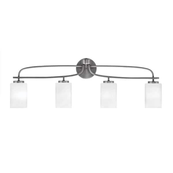 Unbranded Olympia 36 in. 4-Light Graphite Vanity Light