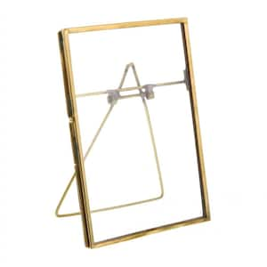 Victoria 4 in. x 6 in. Brass Picture Frame