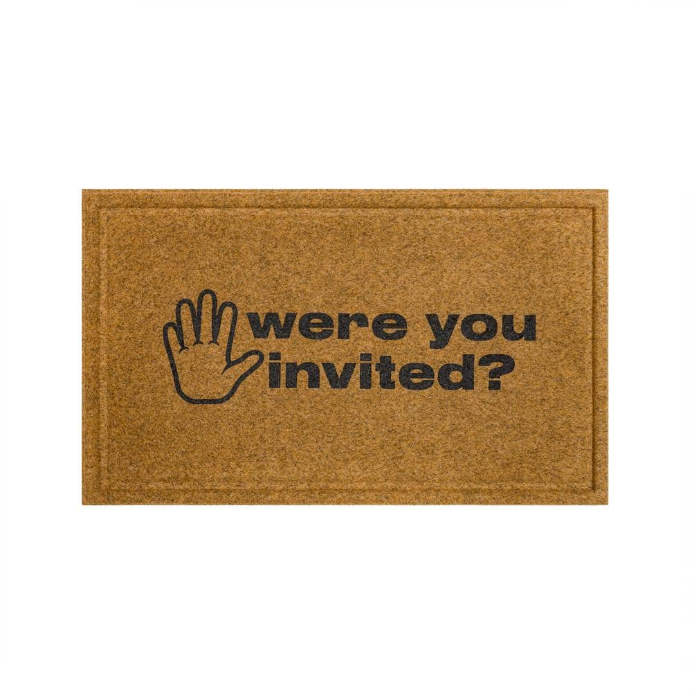 Come Back With A Warrant Doormat Funny Outdoor Indoor Door Mat Inside Front Door  Rug