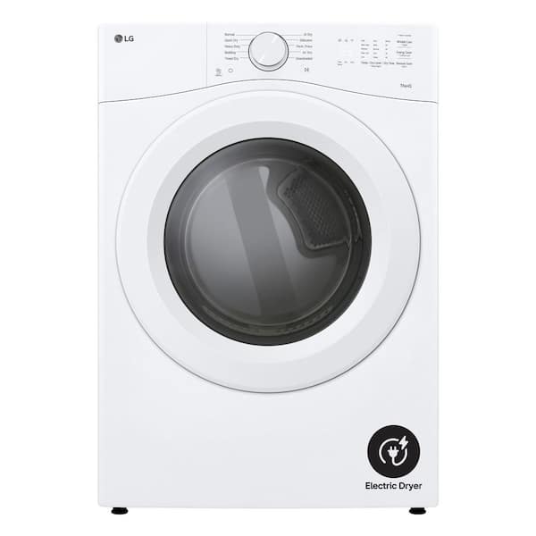7.4 Cu. Ft. vented Stackable Electric Dryer in White with Sensor Dry