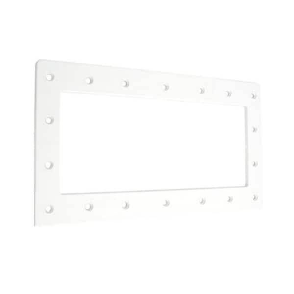 Northlight 14 in. White Wide-Mouth Swimming Pool or Spa Skimmer Face Plate