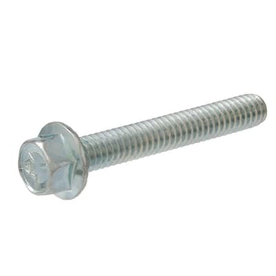 1/4-20 in. x 1-1/2 in. Zinc-Plated Hex-Head Serrated Flange Bolt
