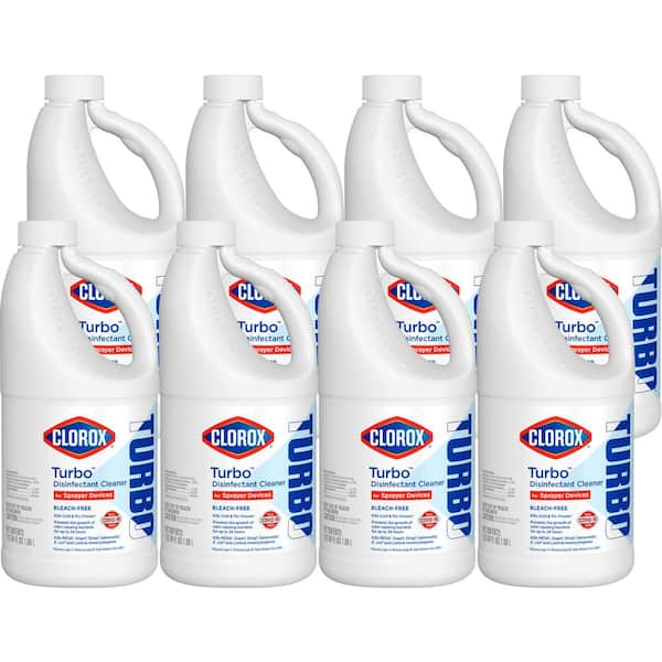 Clorox Turbo 64 oz. Bleach Free Disinfectant Cleaner for Sprayer Devices (8-Pack)