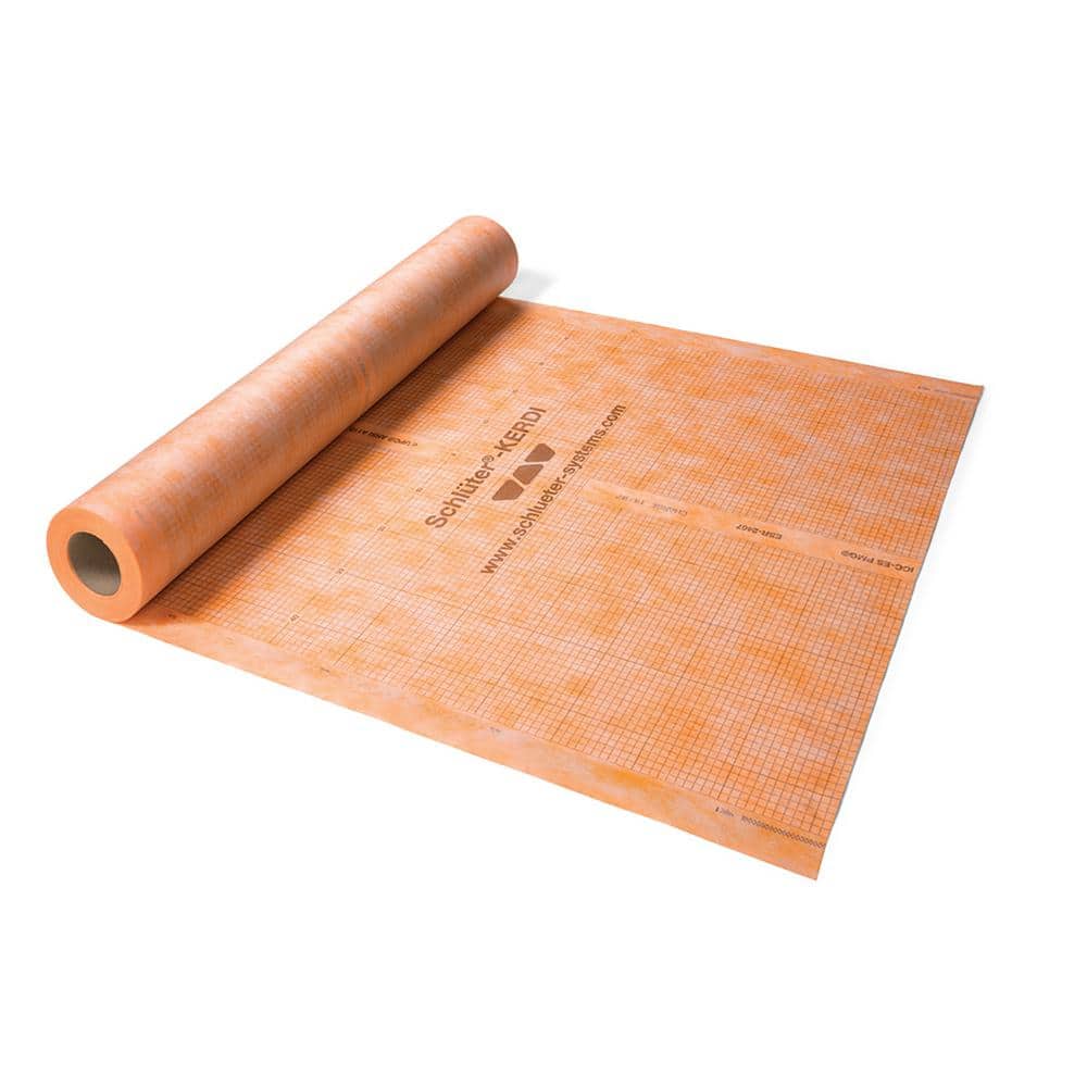 Kerdi 323 sq.ft. 79 x in. W 49 x ft. L x 8 mm T Waterproofing Membrane Underlayment for Tile price history on PriceWatchPro
