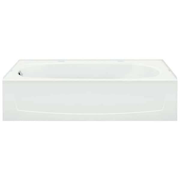 STERLING Performa 5 ft. Left Drain Rectangular Alcove Bathtub in White