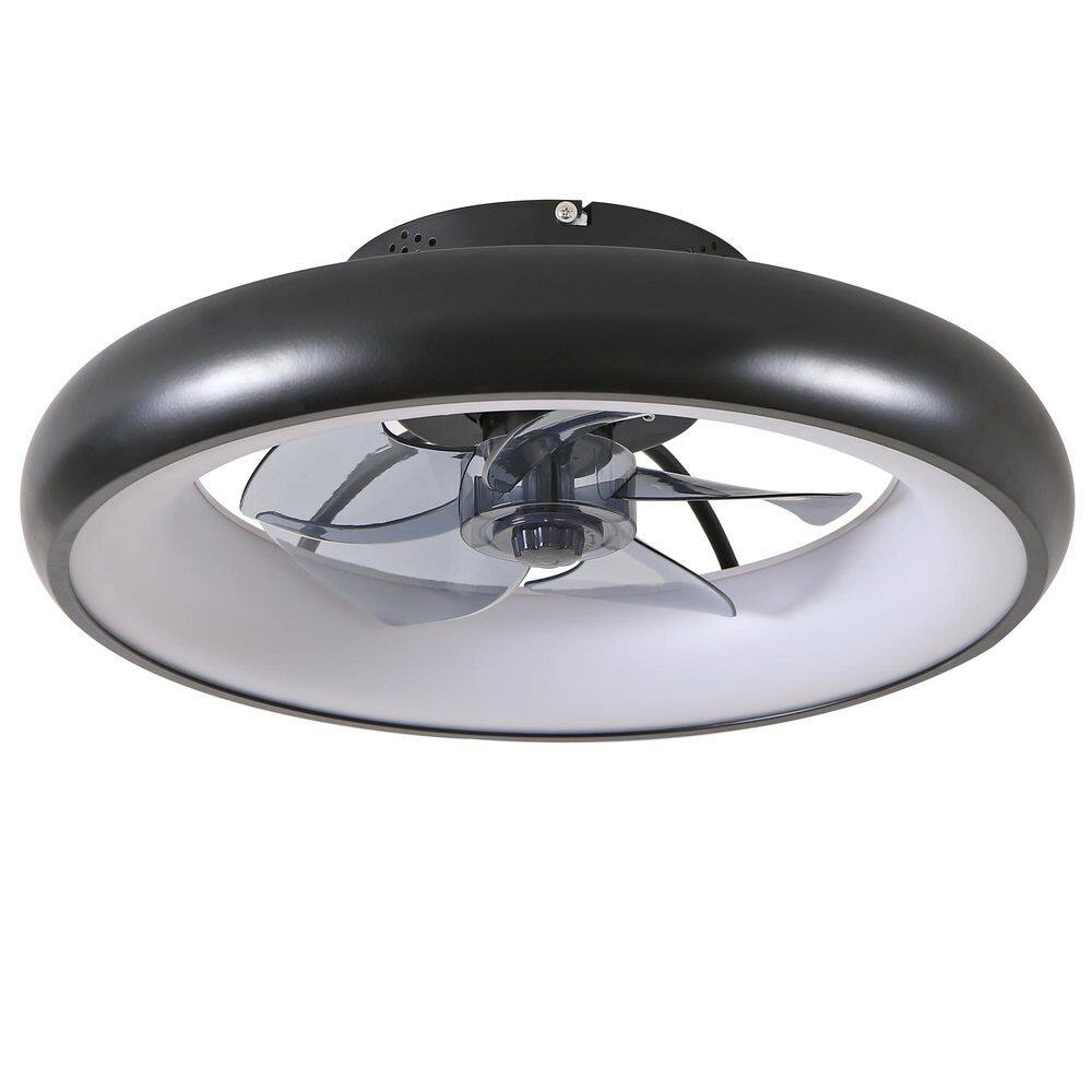 18.9 in. LED Indoor Black Smart Dimmable Ceiling Fan with Timer, 6-Speed Adjustable and Remote price history on PriceWatchPro