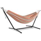 9 ft. Sunbrella Hammock Bed with Space Saving Steel Stand in Cameo
