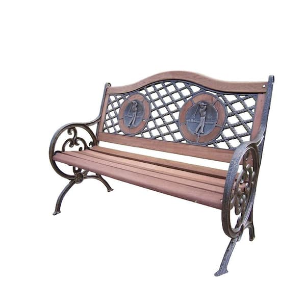 Oakland Living Double Golfer Patio Bench