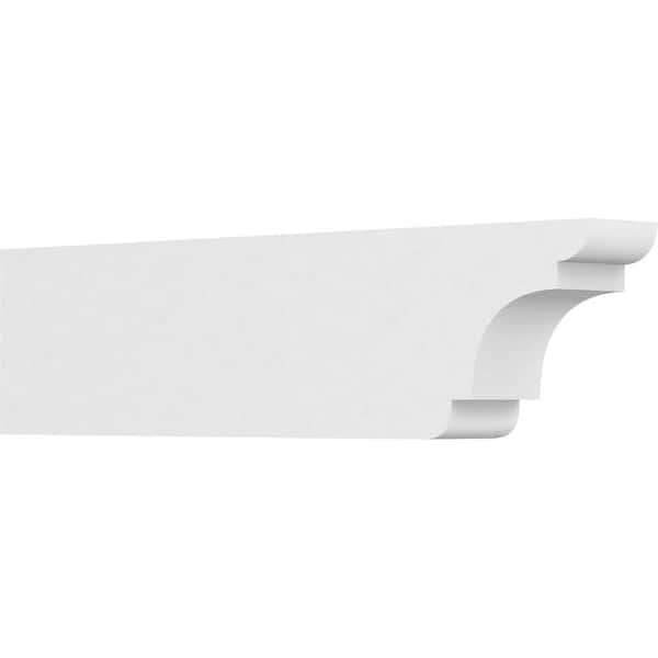 Ekena Millwork 3 in. x 6 in. x 24 in. Standard New Brighton Architectural Grade PVC Rafter Tail Brace