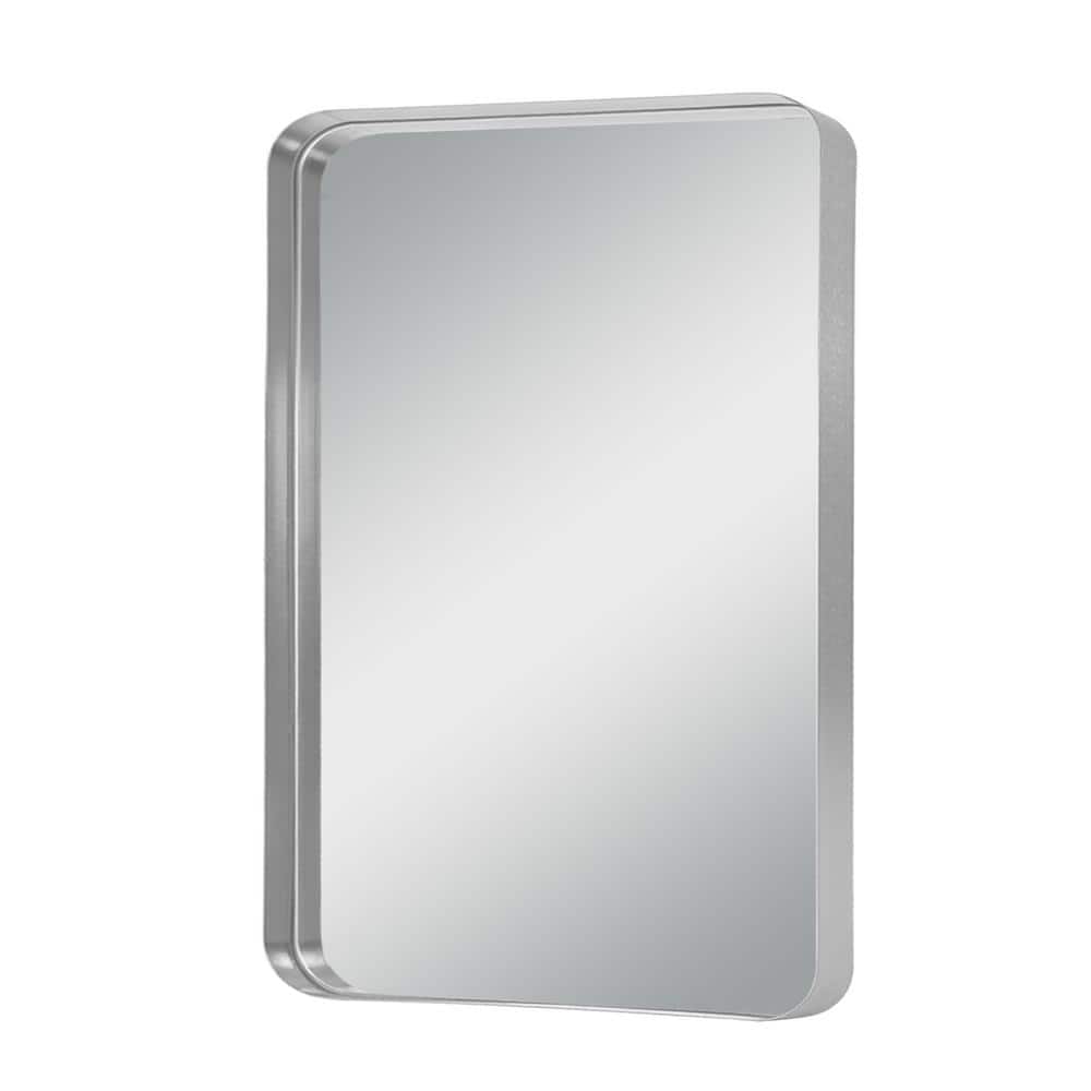 26 in. W x 34 in. H Aluminium Alloy Deep Modern Rectangle Framed Decorative