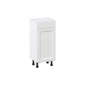 15 in. W x 14 in. D x 34.5 in. H Alton Painted White Shaker Assembled Shallow Base Kitchen Cabinet with a Drawer