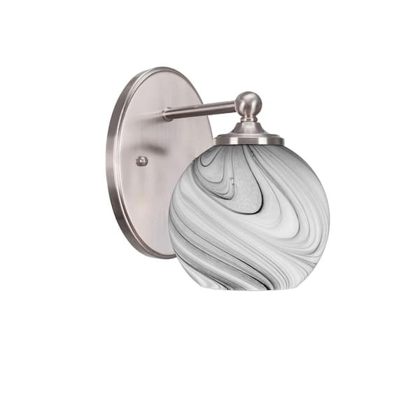Unbranded Royale 1-Light Brushed Nickel Wall Sconce