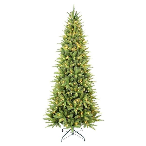 8 ft. Artificial Christmas Tree with 500 Warm White LED Lights