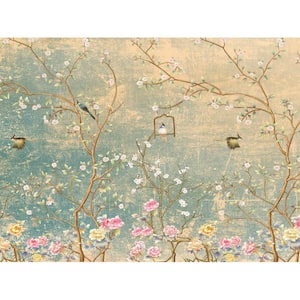 Falkirk Airdrie Chinoiserie Birds Vintage Wall Mural