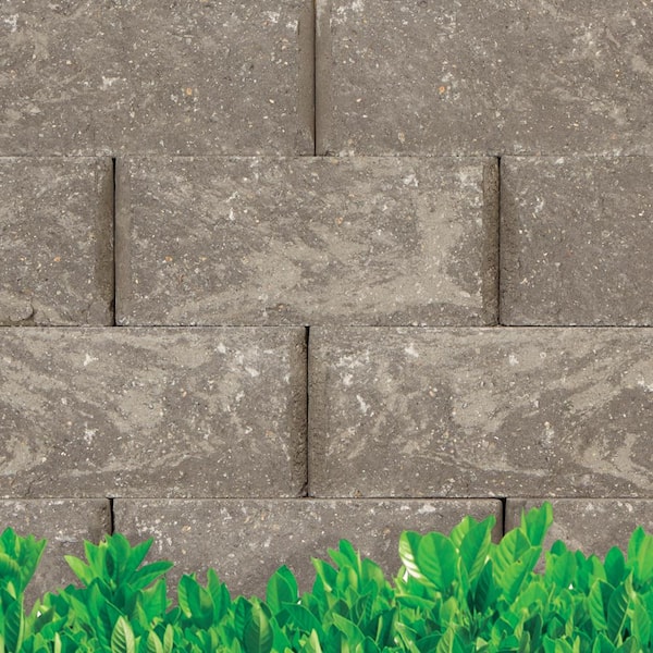 Pavestone Regal Stone Pro Rock Face 8 In H X 12 L 18 W Granite Blend Concrete Retaining Wall Block 36 Pcs Ft Plt 81878 Dgb The Home Depot - Large Retaining Wall Blocks Menards