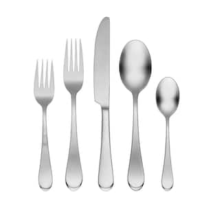 Satin Icarus 45-Piece Silver 18/0-Stainless Steel Flatware Set (Service For 8)