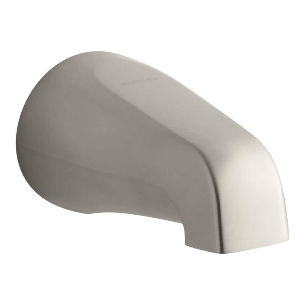 KOHLER Coralais Non-Diverter Bath Spout in Vibrant Brushed Nickel