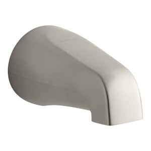 Devonshire Wall-Mount Non-Diverter Bath Spout with NPT Connection in Vibrant Brushed Nickel