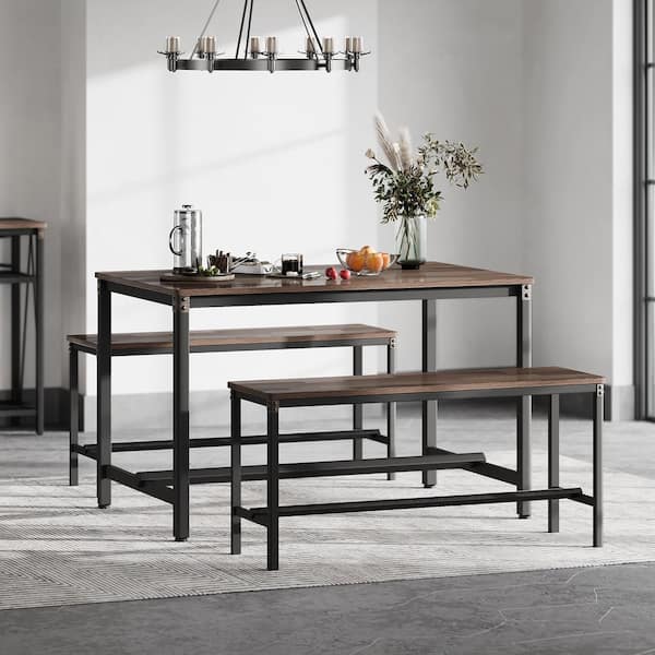 next ellison dining table and bench set