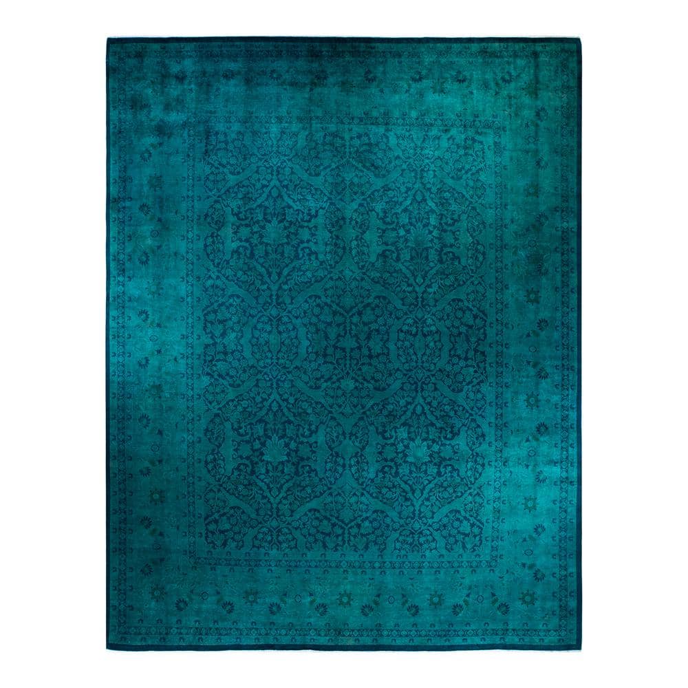 Vibrance Handmade Blue 15 ft. 5 in. x 11 ft. 10 in. Indoor Area Rug price history on PriceWatchPro
